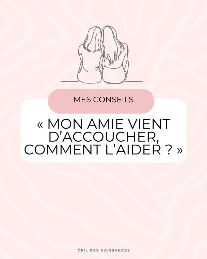 Extrait de feed Instagram d’une accompagnante périnatale avec visuels doux et apaisants