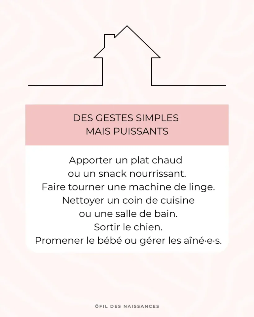 grille Instagram avec publications autour de la grossesse et de la maternité
