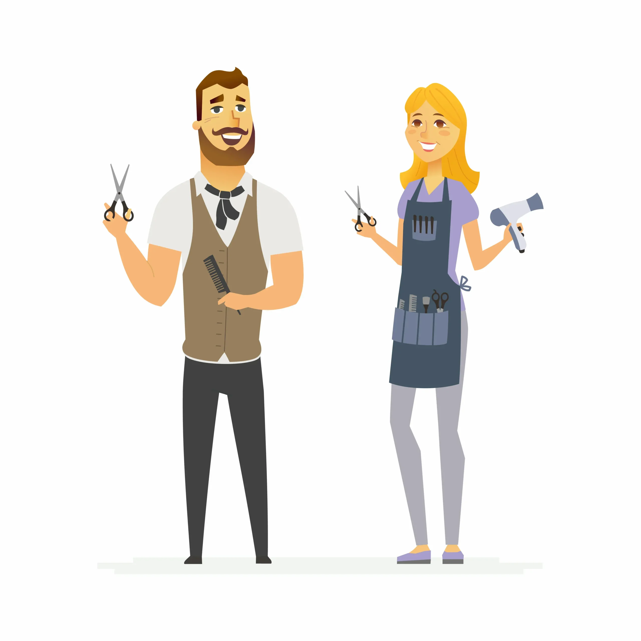 Vue mobile d’un site vitrine pour coiffeuse freelance sur WordPress