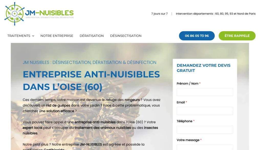 Service de dératisation écologique pour rats, souris et cafards - JM Nuisibles