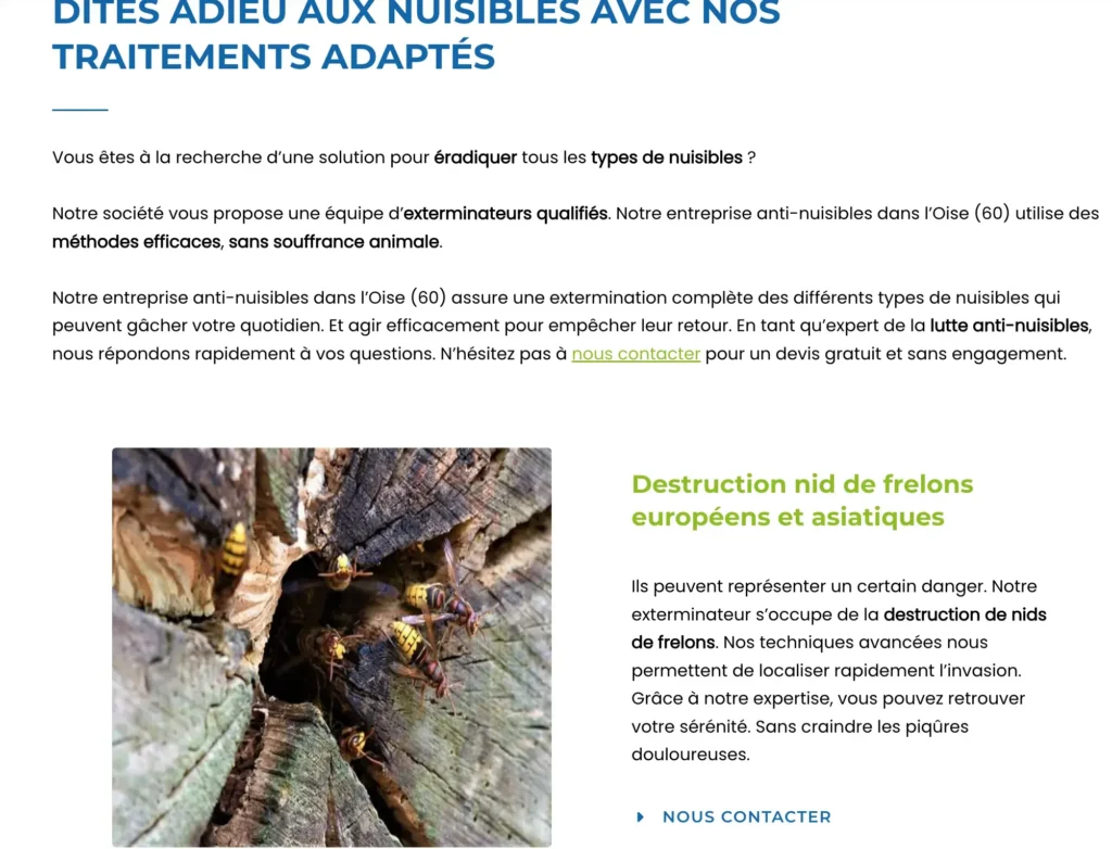 Technicien JM Nuisibles effectuant une dératisation contre les rats et les souris