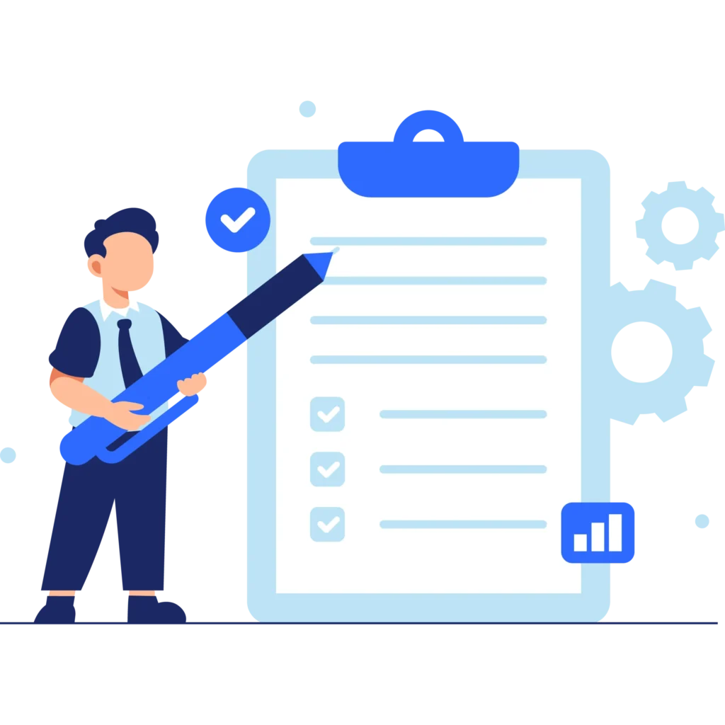 Graphique illustrant l'évaluation du contenu d'un site web pour le référencement