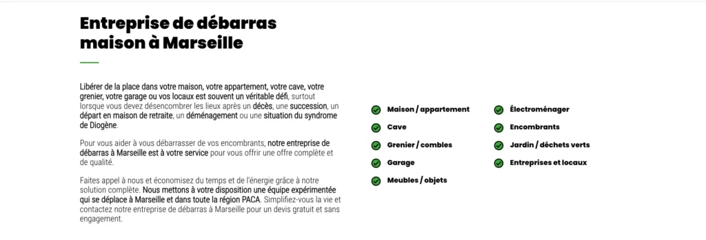 Professionnel du débarras triant des meubles dans un appartement à Orléans