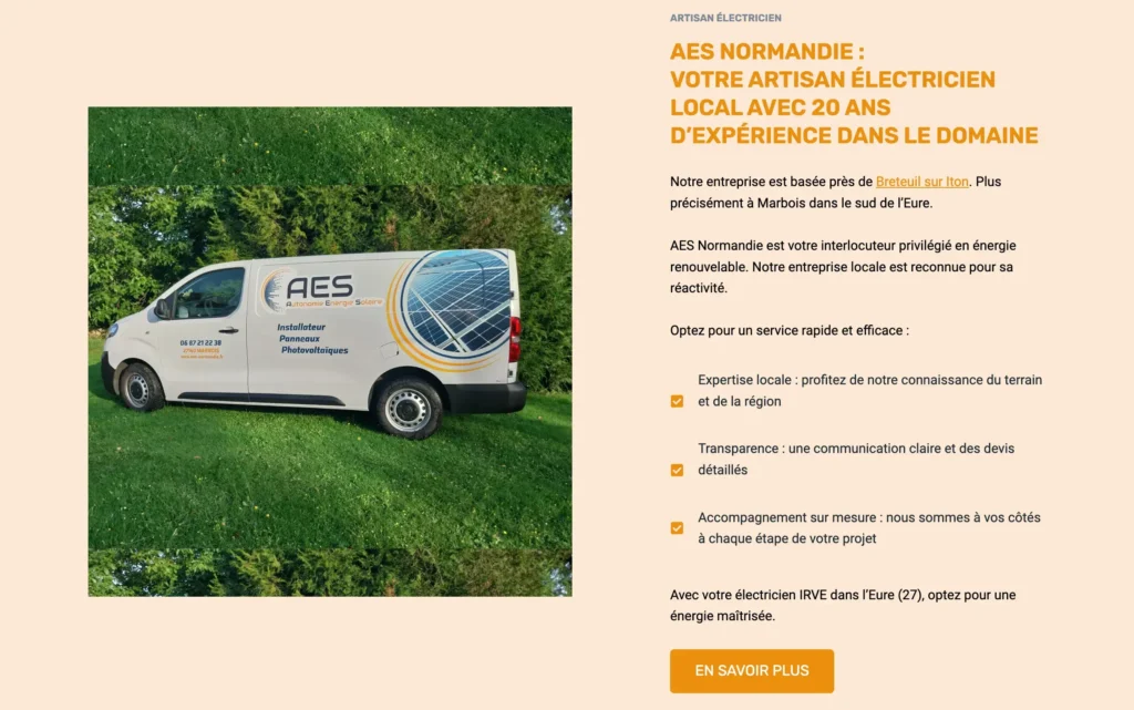 Rénovation électrique complète d'une maison en Normandie par un électricien expérimenté.