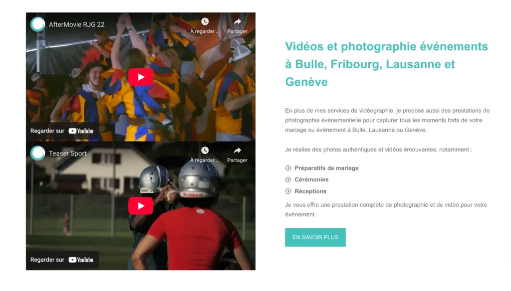 Vidéo d'entreprise à Zurich