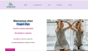 Création du site web WordPress pour Cogni-Dys, cabinet spécialisé dans les troubles DYS en Suisse.