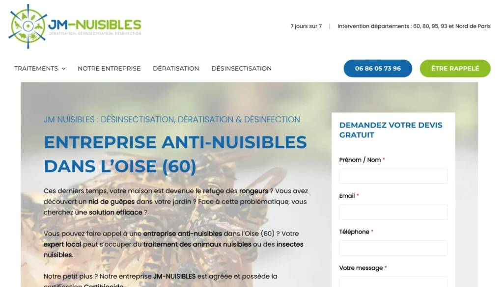 Service de dératisation écologique pour rats, souris et cafards - JM Nuisibles