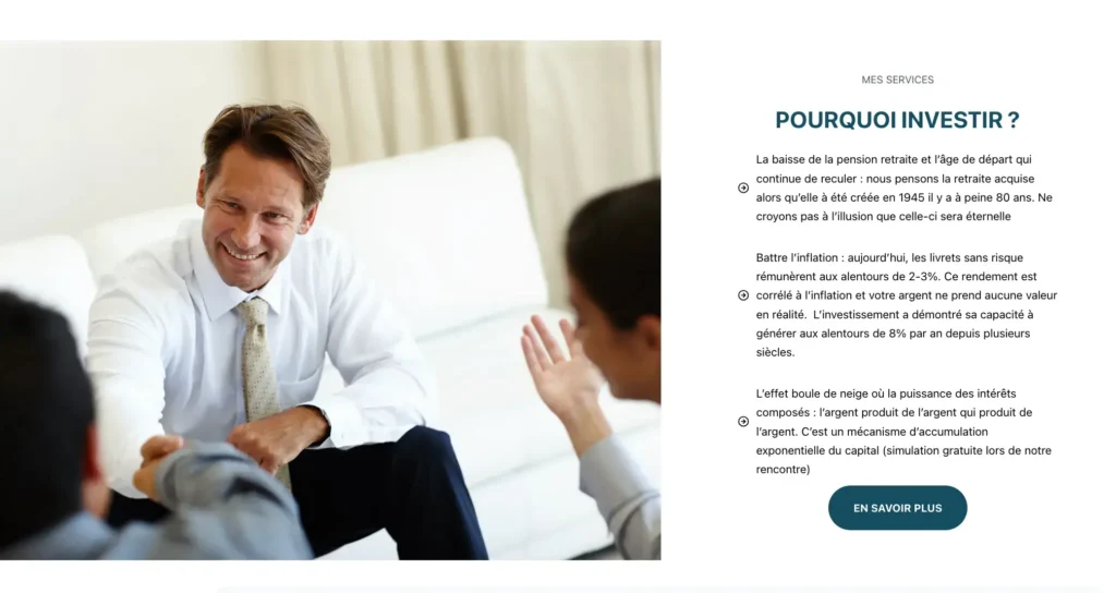 Optimisation SEO pour le site de Maxime Battistello, spécialiste en gestion de patrimoine