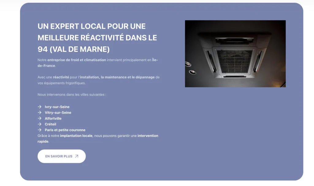 Réparation de climatisation pour commerces et restaurants 94