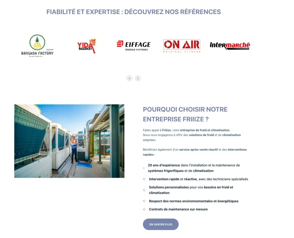 Entreprise spécialisée en froid commercial et industriel 75