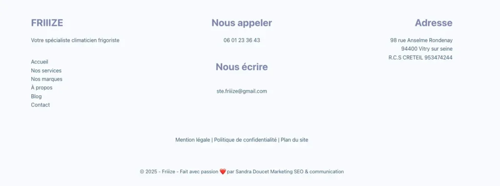 Friiize, expert en installation et entretien de climatisation
