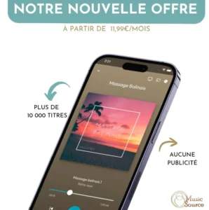 Contenus Music Source transformés en vitrine digitale engageante pour les clients professionnels