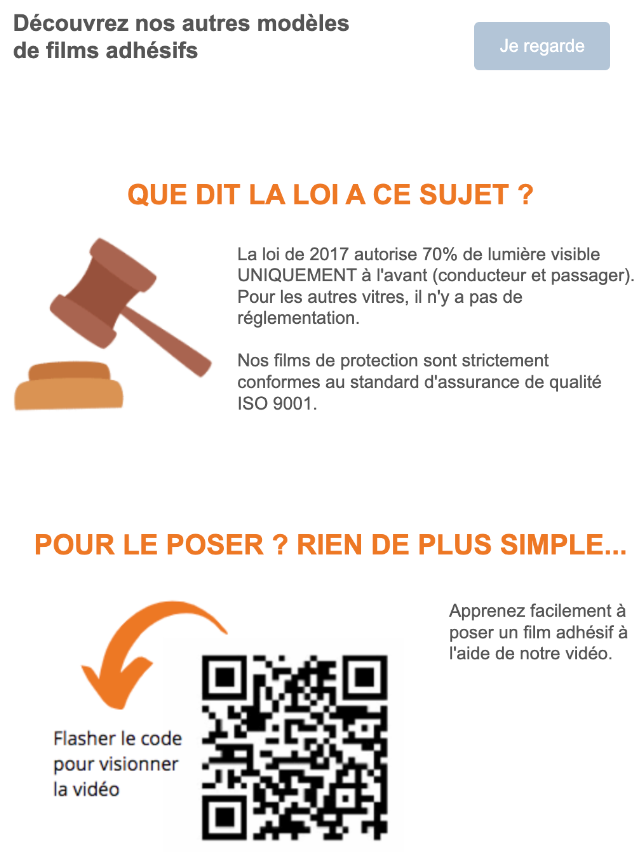 Campagne emailing protection vitrage