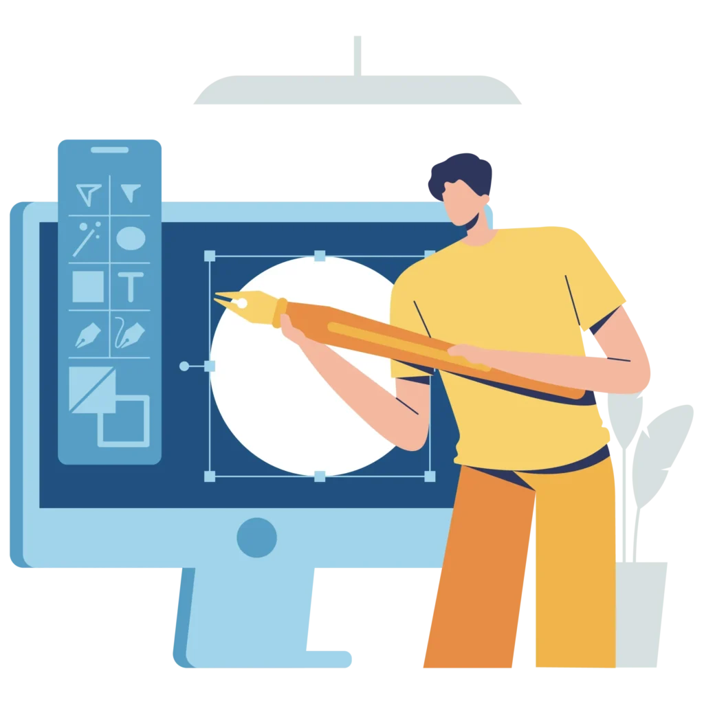 Design accrocheur de kakemono aligné avec la charte graphique de l'entreprise
