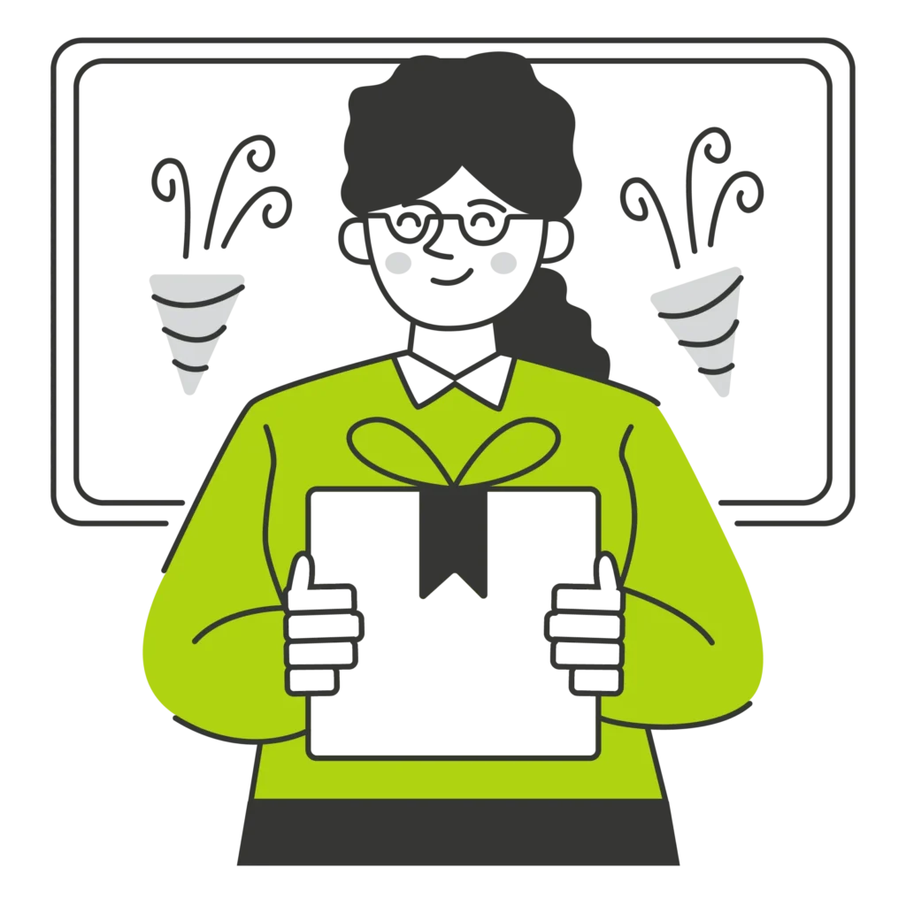 Coach professionnel qui présente son site internet à un client