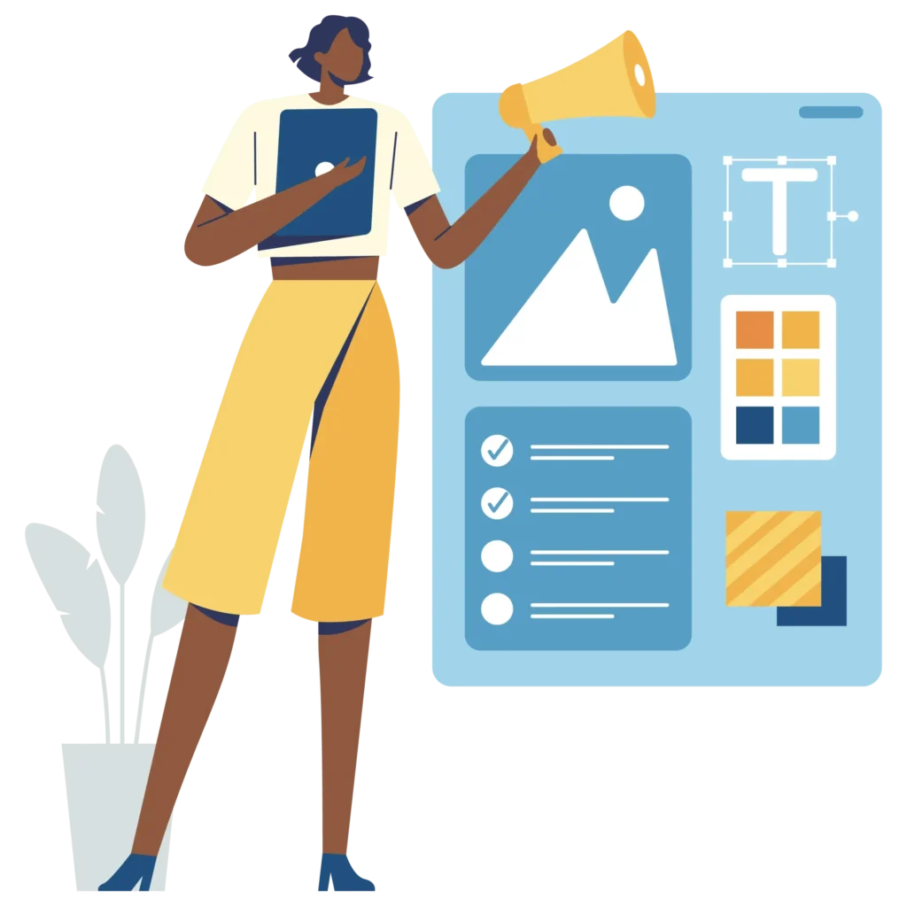 Brochure bien conçue présentant des informations clés de manière attrayante pour le public cible