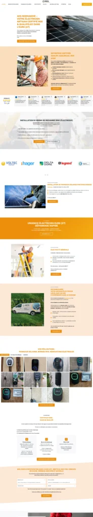 Site wordpress AES Normandie