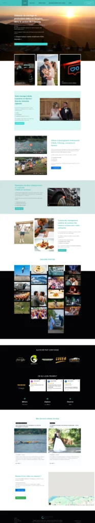 Site internet photographe Suisse