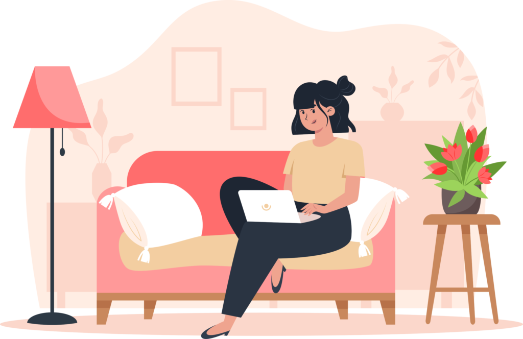 Image d’un site web professionnel pour location Airbnb sur ordinateur et smartphone