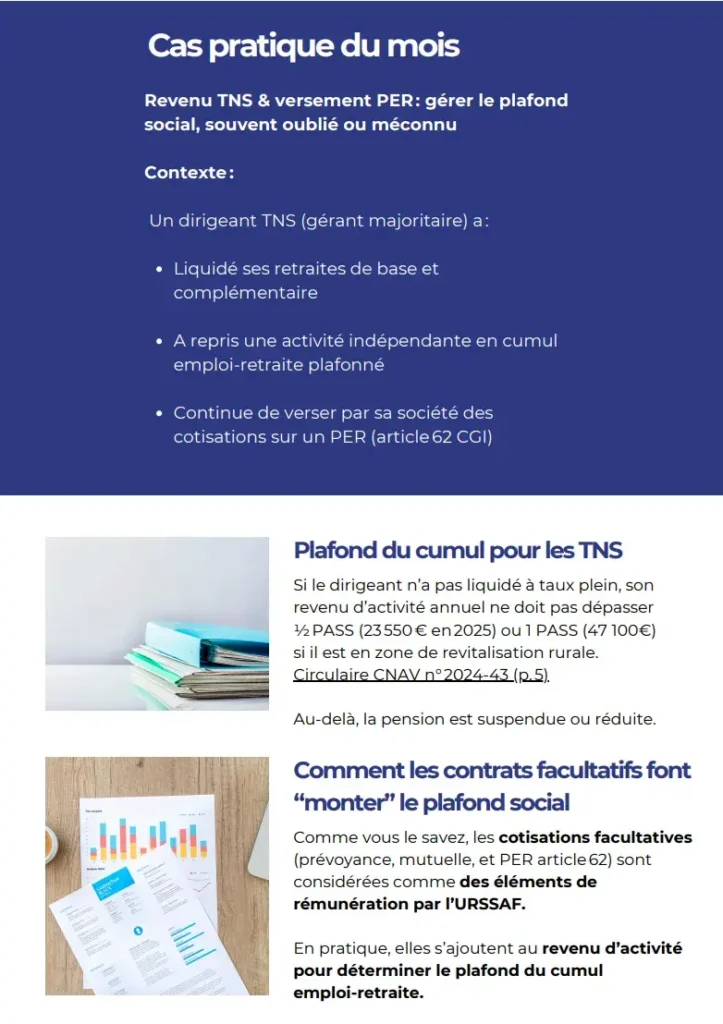 Contenus et conseils dans la newsletter