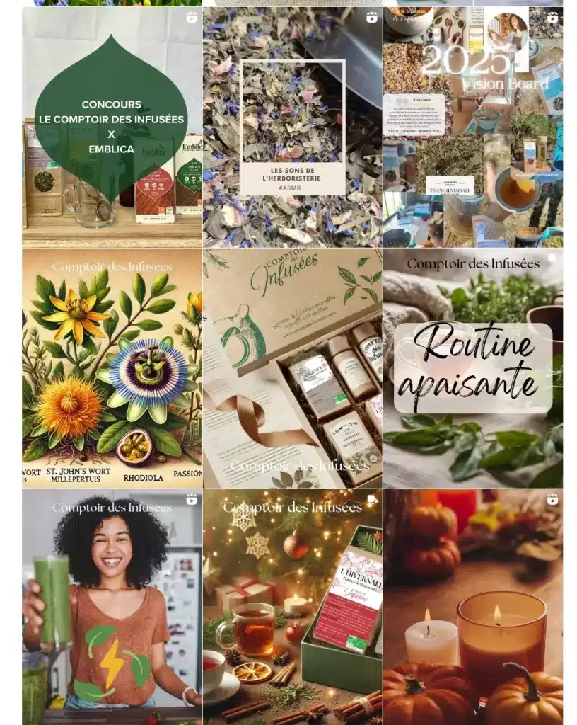 Compte instagram feed avant