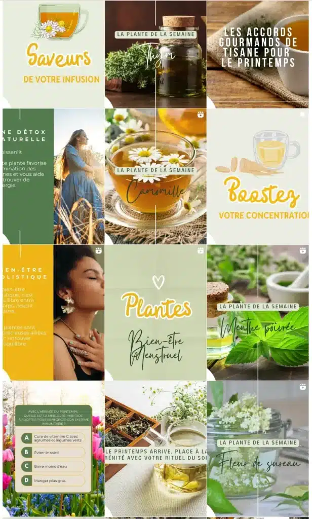 Compte instagram feed après