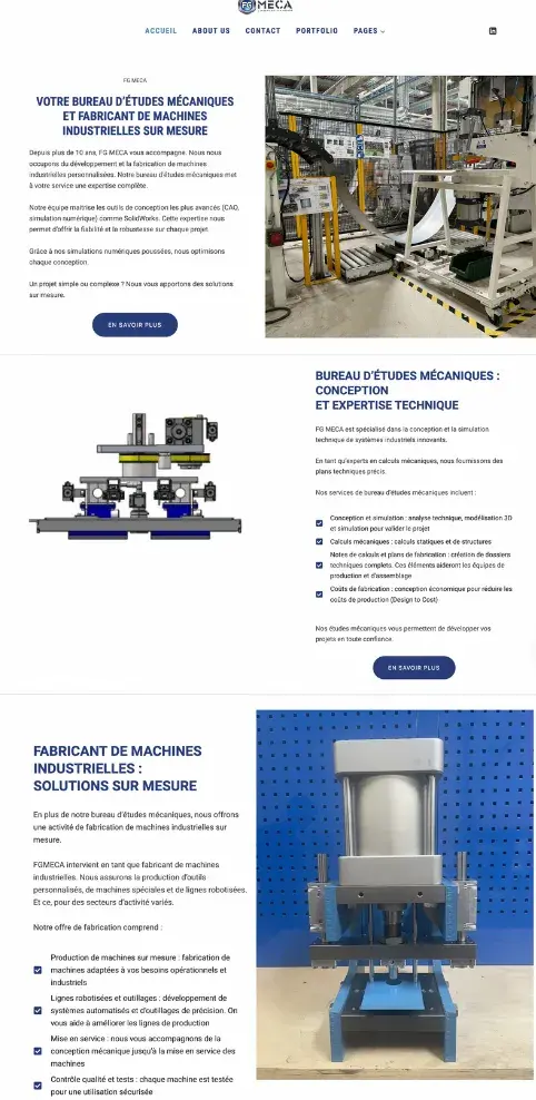 Refonte de site wordpress