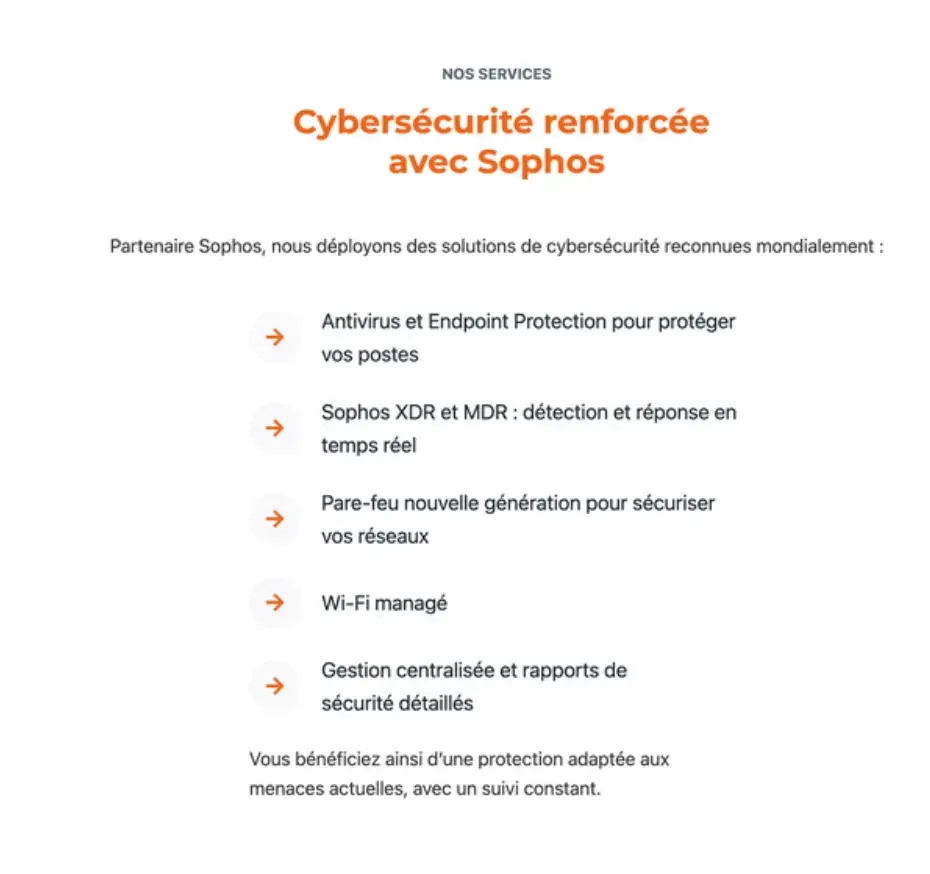 Maintenance et support informatique B2B