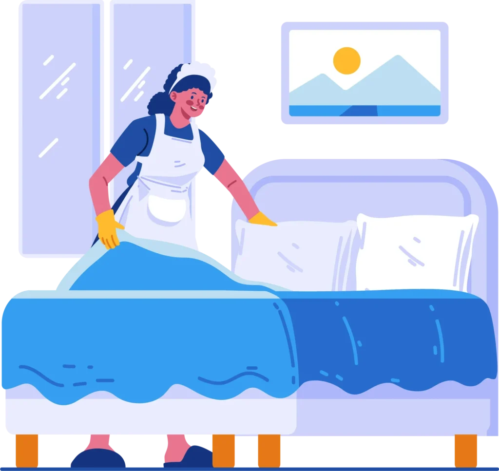 Homme en bleu de travail réparant une fuite sous un évier