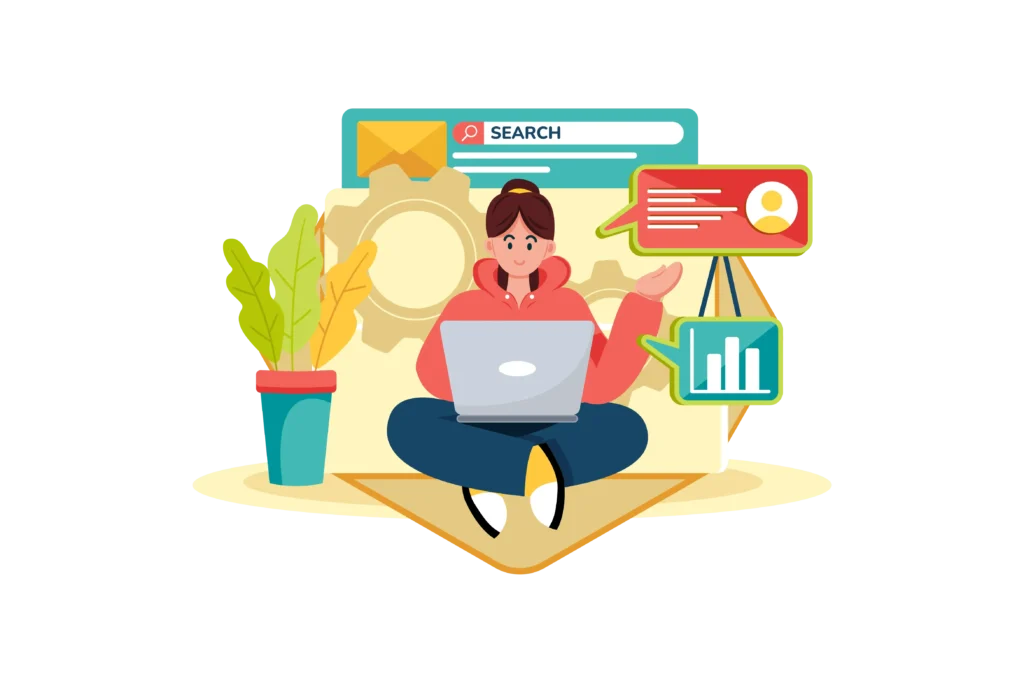 Consultant SEO optimisant un site web