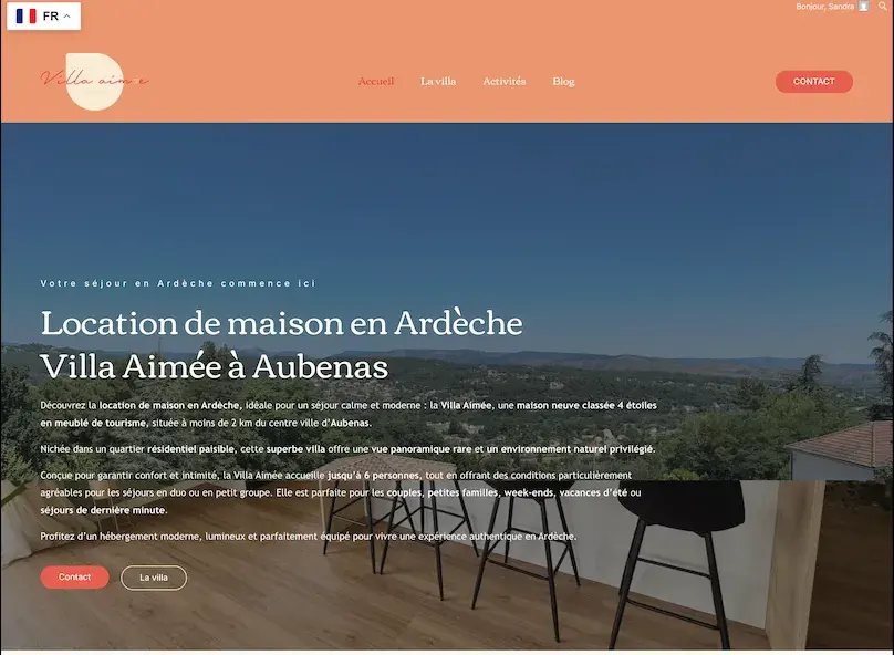 Villa Aimée Ardèche – WordPress
