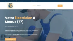 Refonte de site WordPress pour entreprise d’électricité en Seine-et-Marne