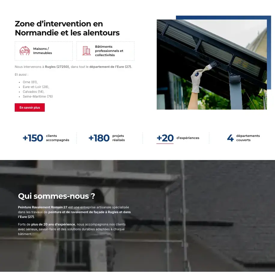 ravalement façade Eure