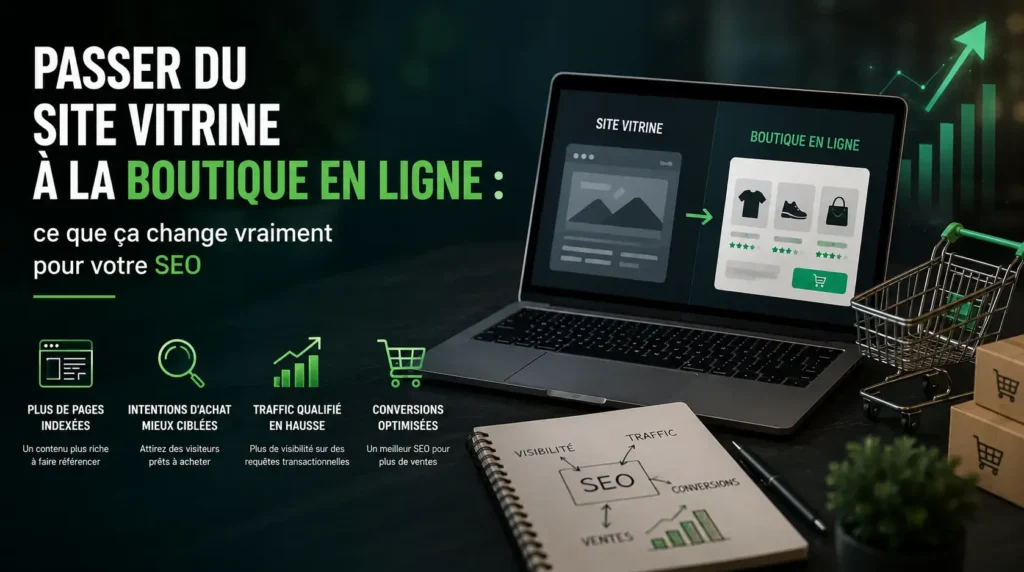 Transformer un site vitrine en e-commerce sans perdre son SEO